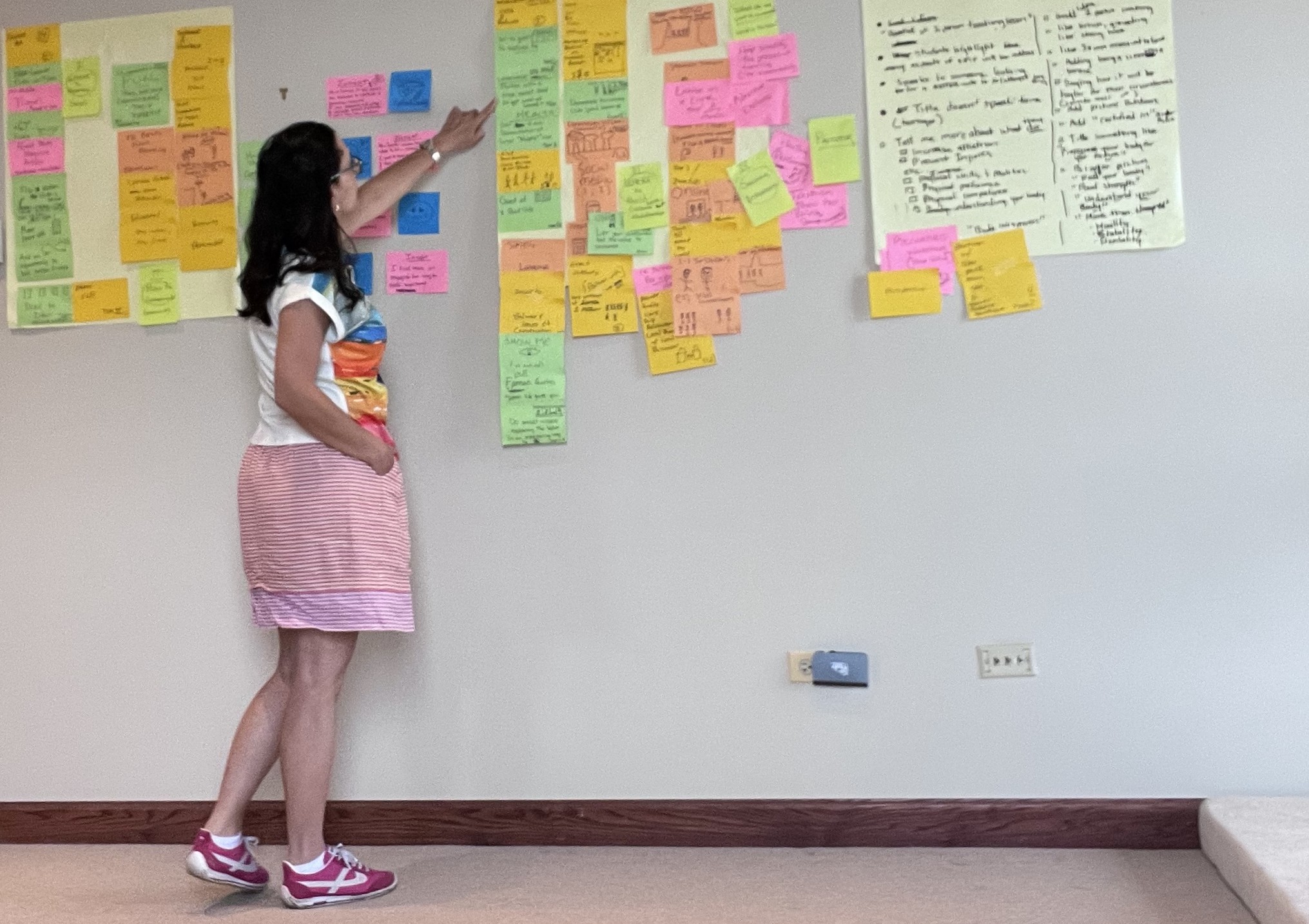 Rebecca at whiteboard